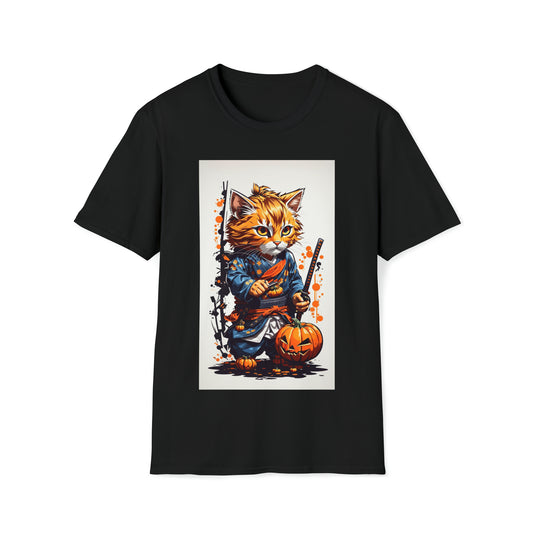 samurai cat t-shirts